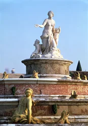 La fontana di Latona con figura centrale di Latona, 1667-70